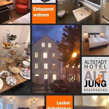 Altstadthotel Alt & Jung Regensburg Buitenkant foto